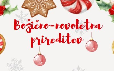 Vabilo na božično – novoletno prireditev