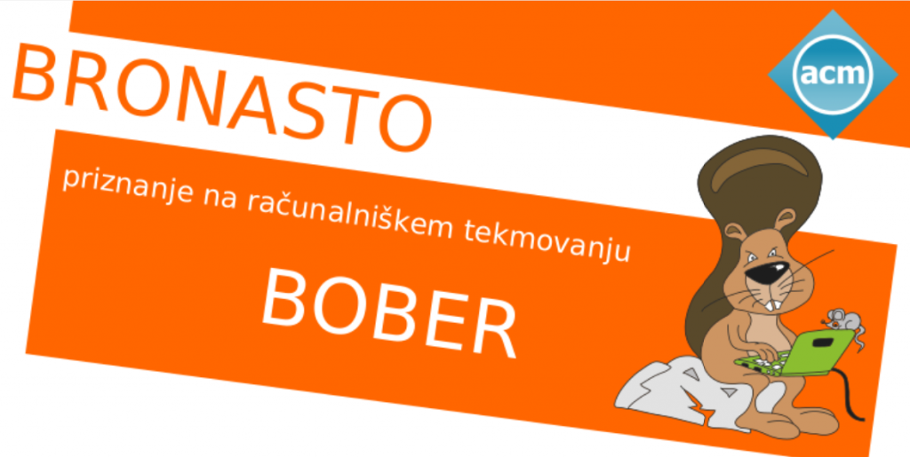 Uradni rezultati šolskega tekmovanja BOBER